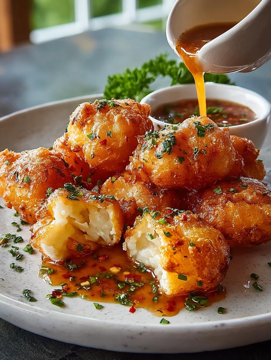 Crawfish Beignets with Cajun Dipping Sauce You Must Try