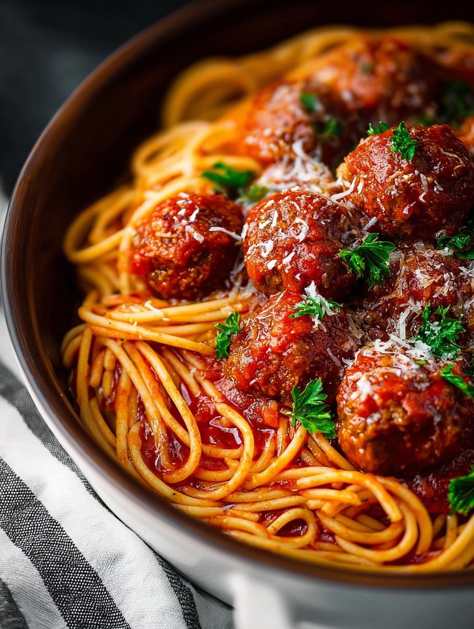 Crockpot Spaghetti Recipe: 6 Hours to Comforting Bliss 3 Crockpot Spaghetti Recipe: 6 Hours to Comforting Bliss - Crockpot Spaghetti Recipe, Easy Meatballs Recipe, Slow Cooker Spaghetti, Simple Crockpot - additional detail