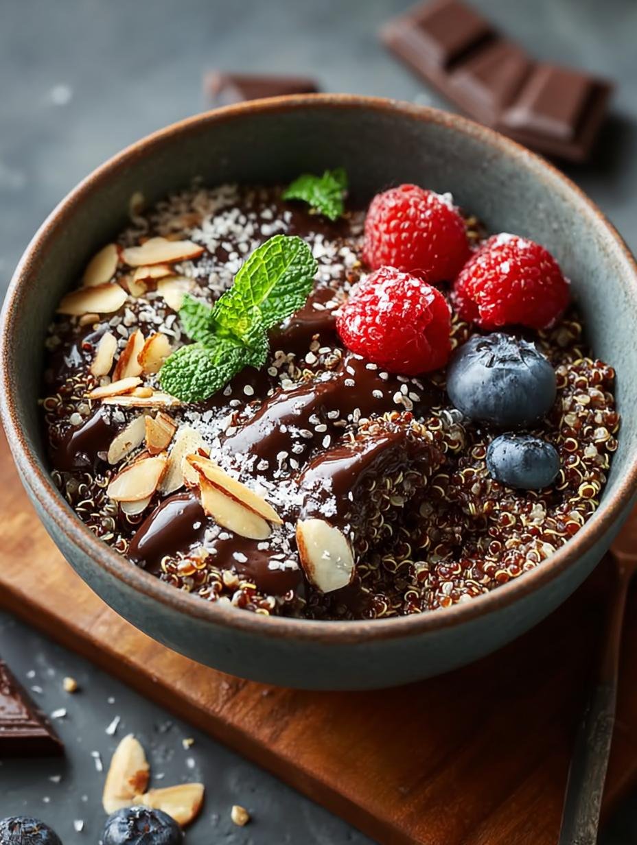 Dark Chocolate Quinoa Bowl: 5 Irresistible Benefits - Dark Chocolate Quinoa Bowl - main visual representation
