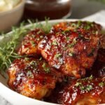 Easy Baked Barbecue Chicken Thighs
