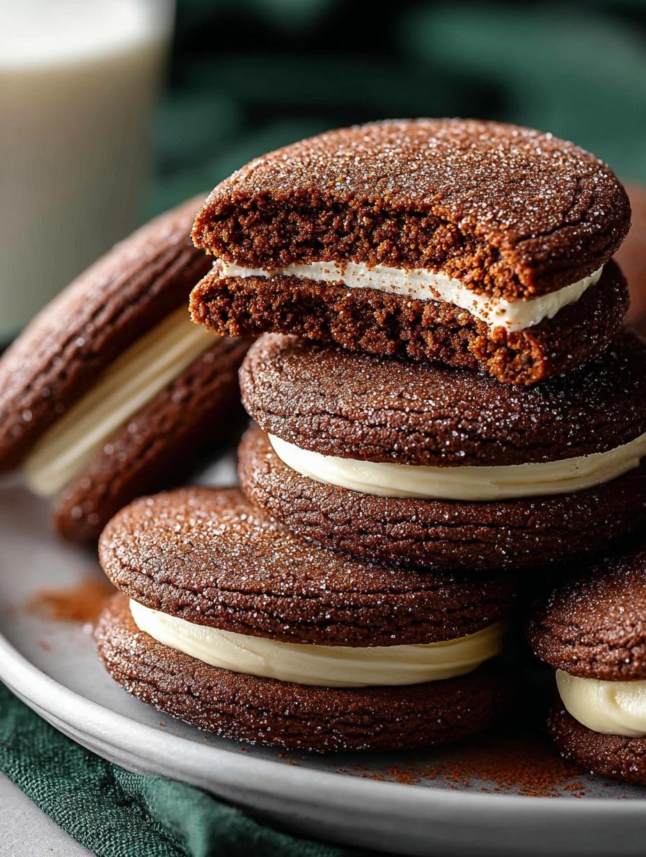 GINGER MOLASSES SANDWICH COOKIES: 10 Irresistible Delights - GINGER MOLASSES SANDWICH COOKIES - additional detail