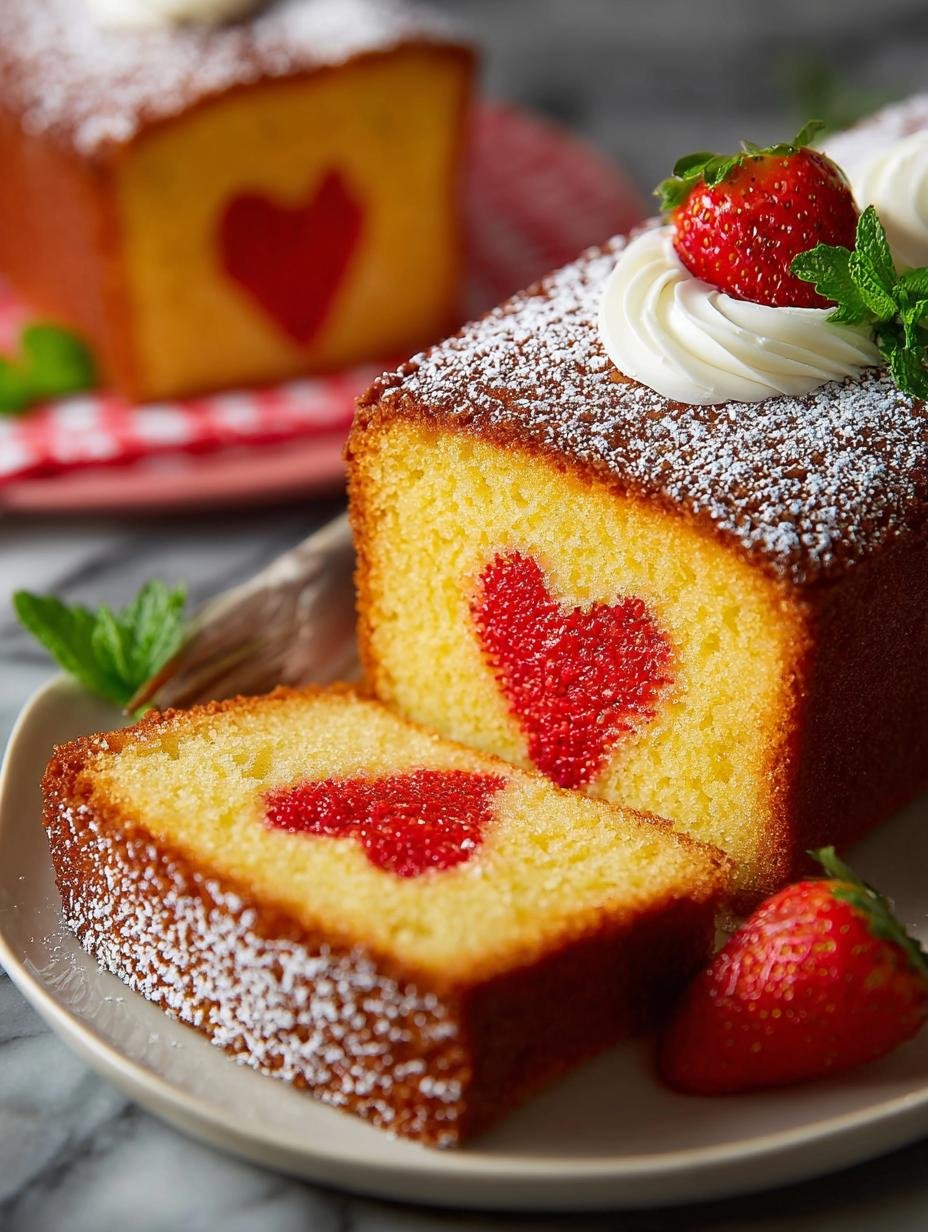 Delicious Hidden Heart Pound Cake Recipe for Lovers - Hidden Heart Pound Cake - additional detail