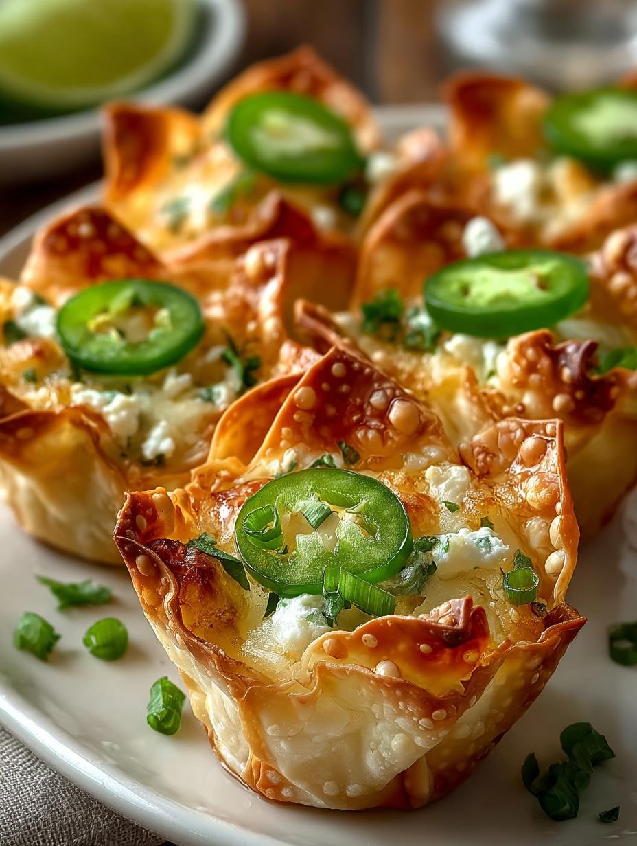 Jalapeño Popper Wonton Cups: 7 Irresistible Bites