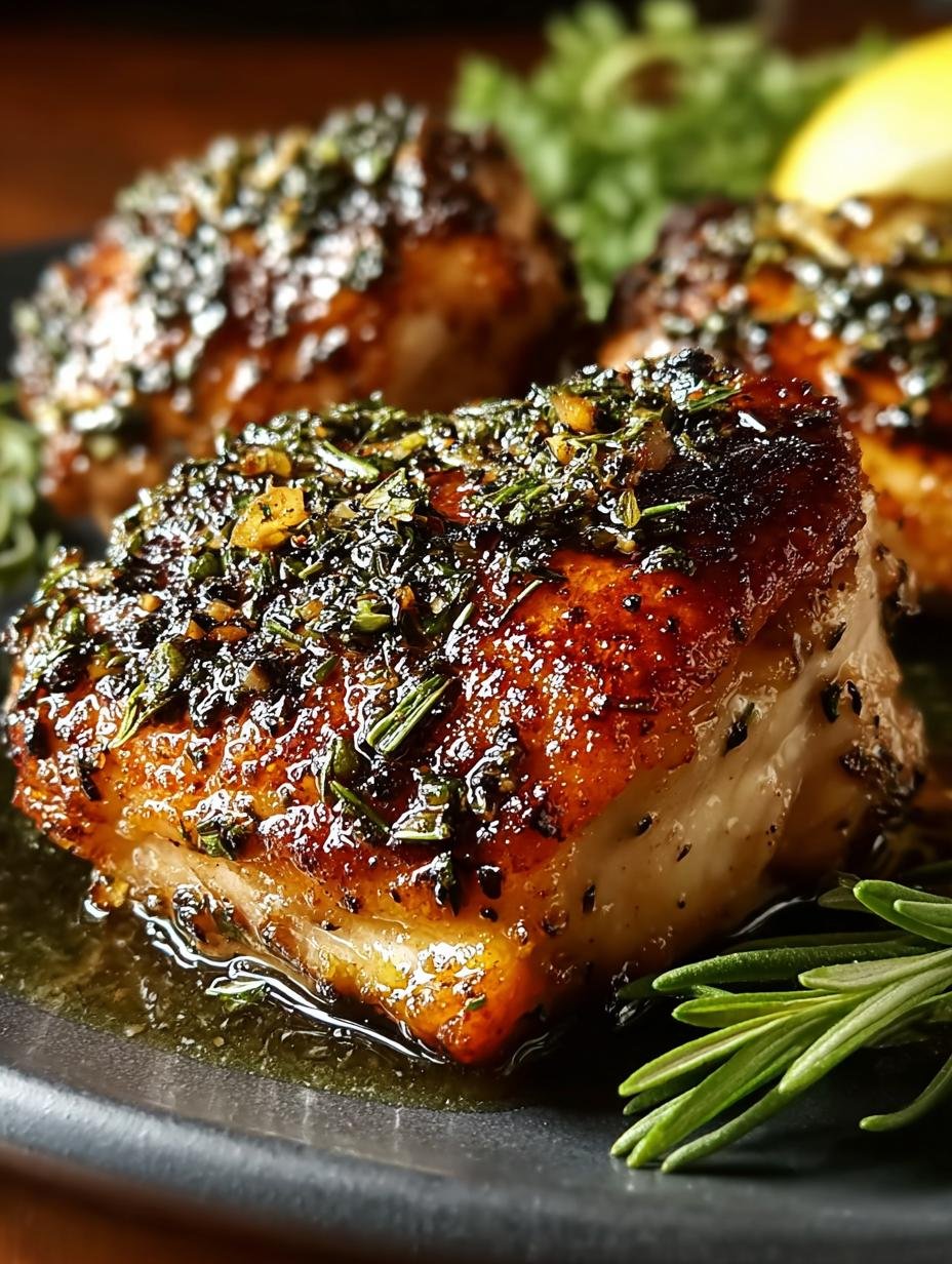 Juicy Herb Butter Turkey Thighs for a Perfect Dinner - Juicy Herb Butter Turkey Thighs - additional detail