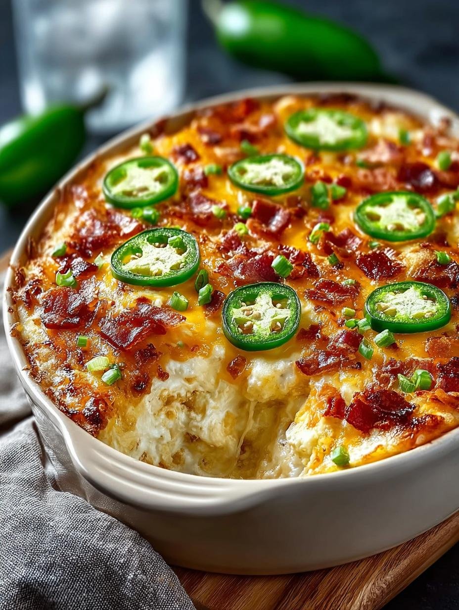 Delicious Keto Jalapeño Popper Casserole Recipe - KETO JALAPEÑO POPPER CASSEROLE - additional detail