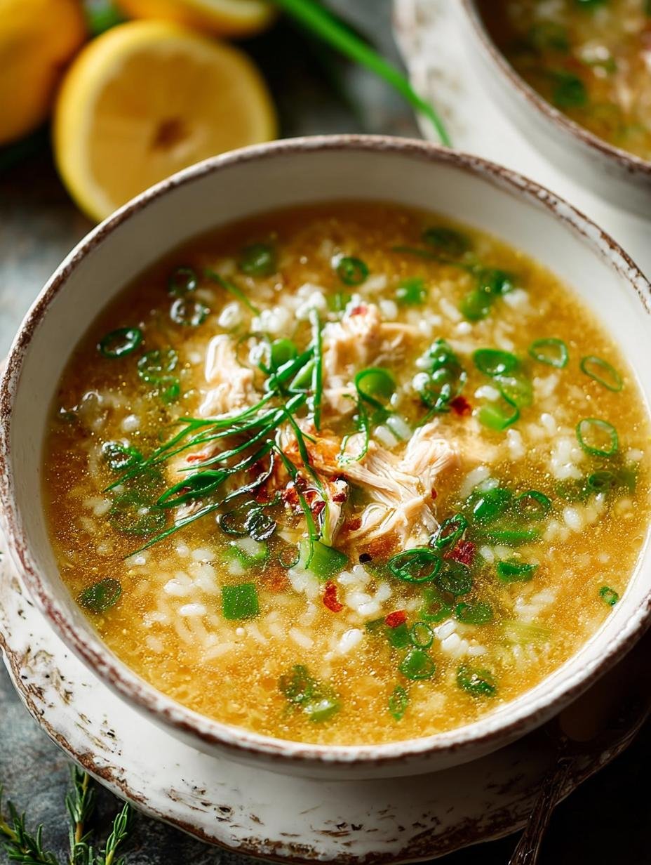Refreshing Lemon Chicken Rice Soup Recipe for Comfort - LEMON CHICKEN RICE SOUP - additional detail