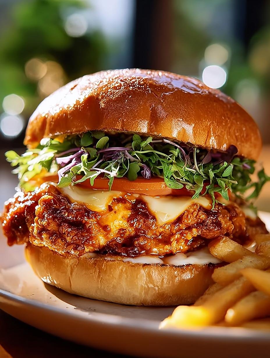 Maui Wowie Chicken Sandwich with Spicy Sriracha Mayo Delight