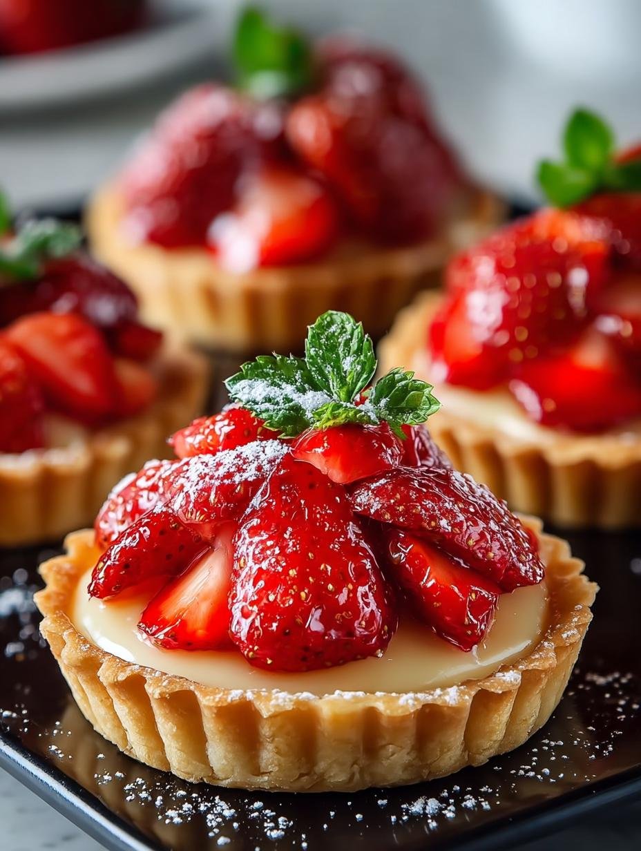 Mini Strawberry Tartlets: 32 Bite-Sized Summer Delights - Mini Strawberry Tartlets - main visual representation