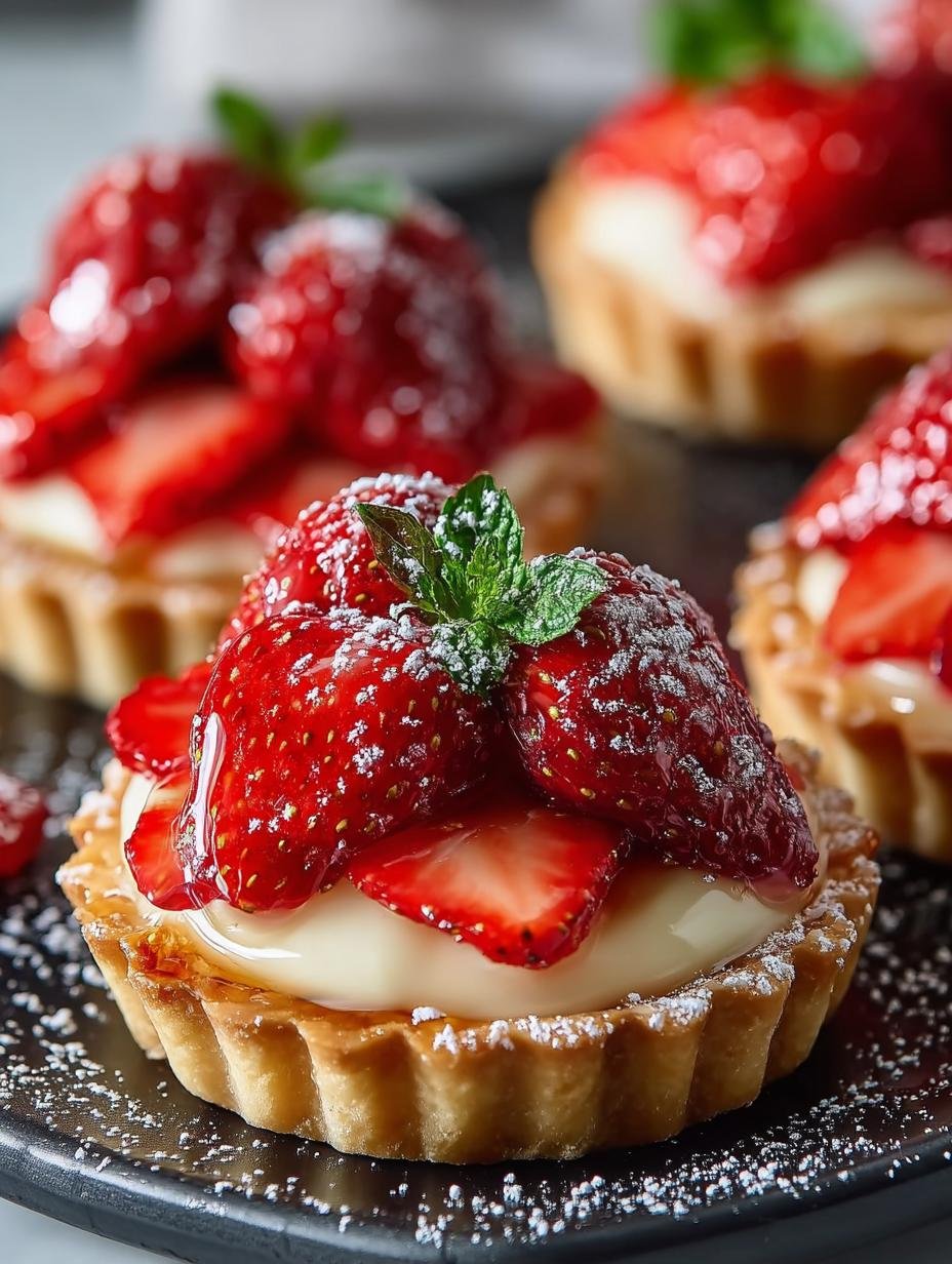 Mini Strawberry Tartlets: 32 Bite-Sized Summer Delights