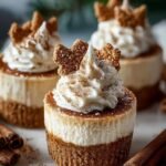 No-Bake Gingerbread Cheesecake Cups