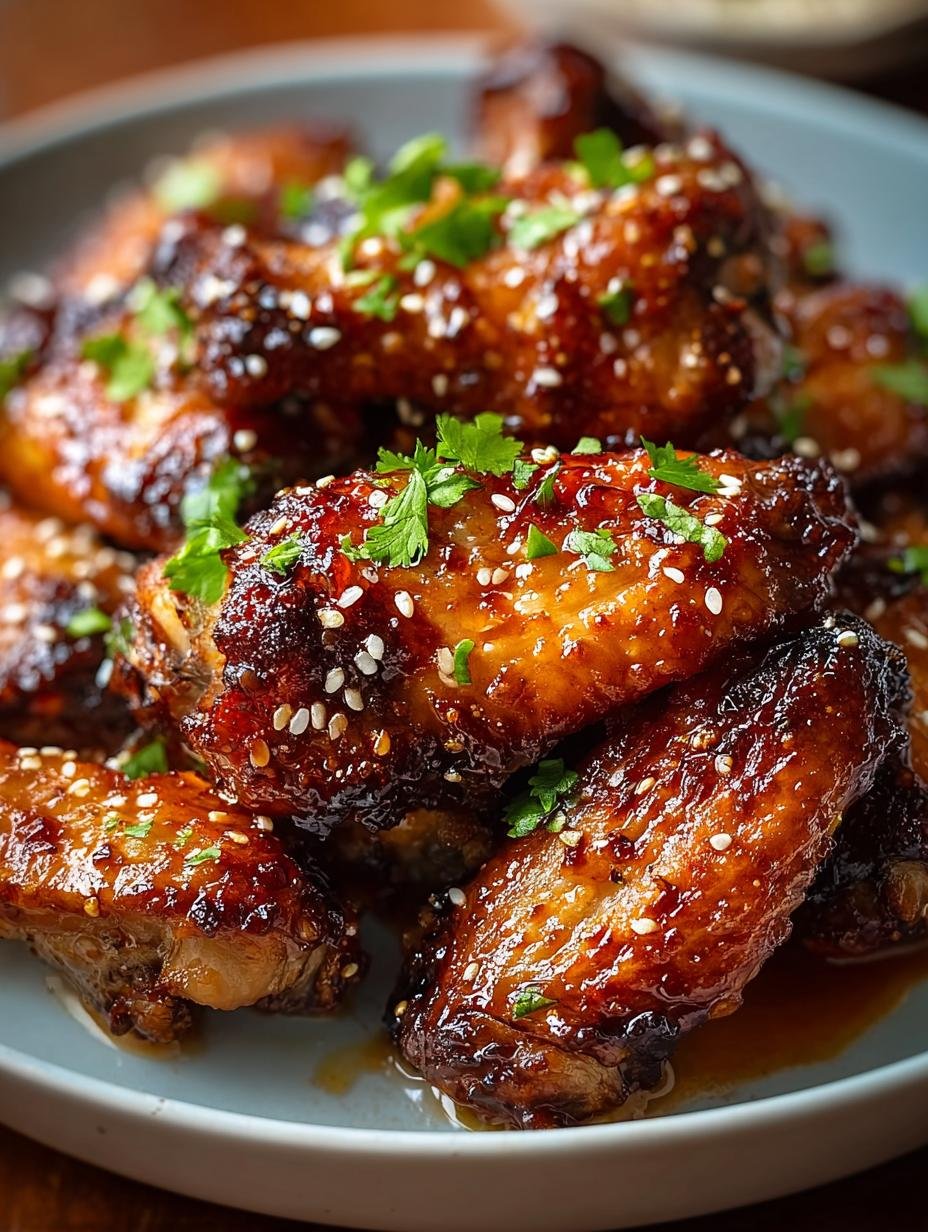 Oven Baked Honey Garlic Chicken Wings That Wow - Oven Baked Honey Garlic Chicken Wings - additional detail