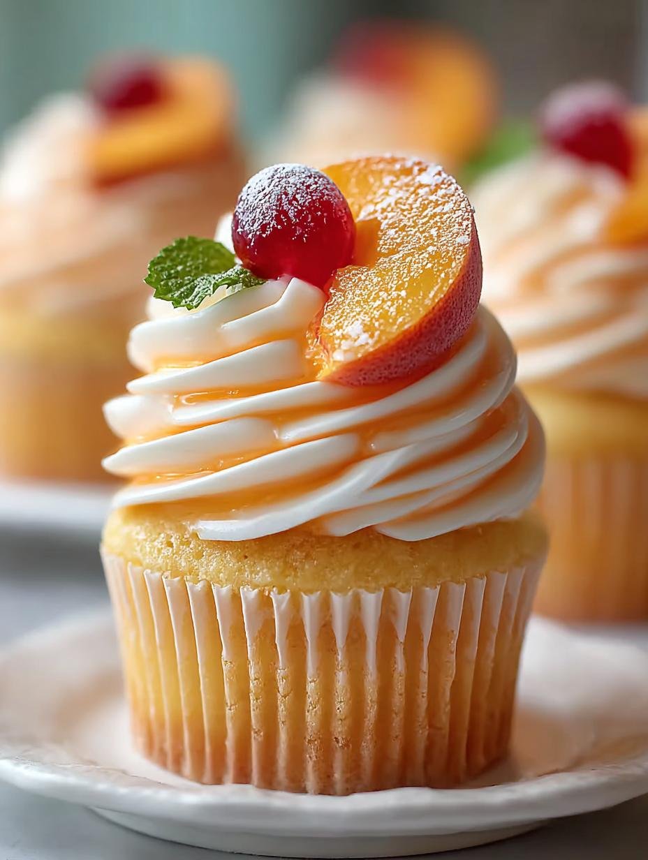 Peach Bellini Cupcakes: 12 Joyful Bites to Savor - Peach Bellini Cupcakes - main visual representation