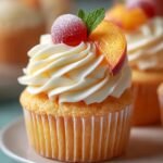 Peach Bellini Cupcakes