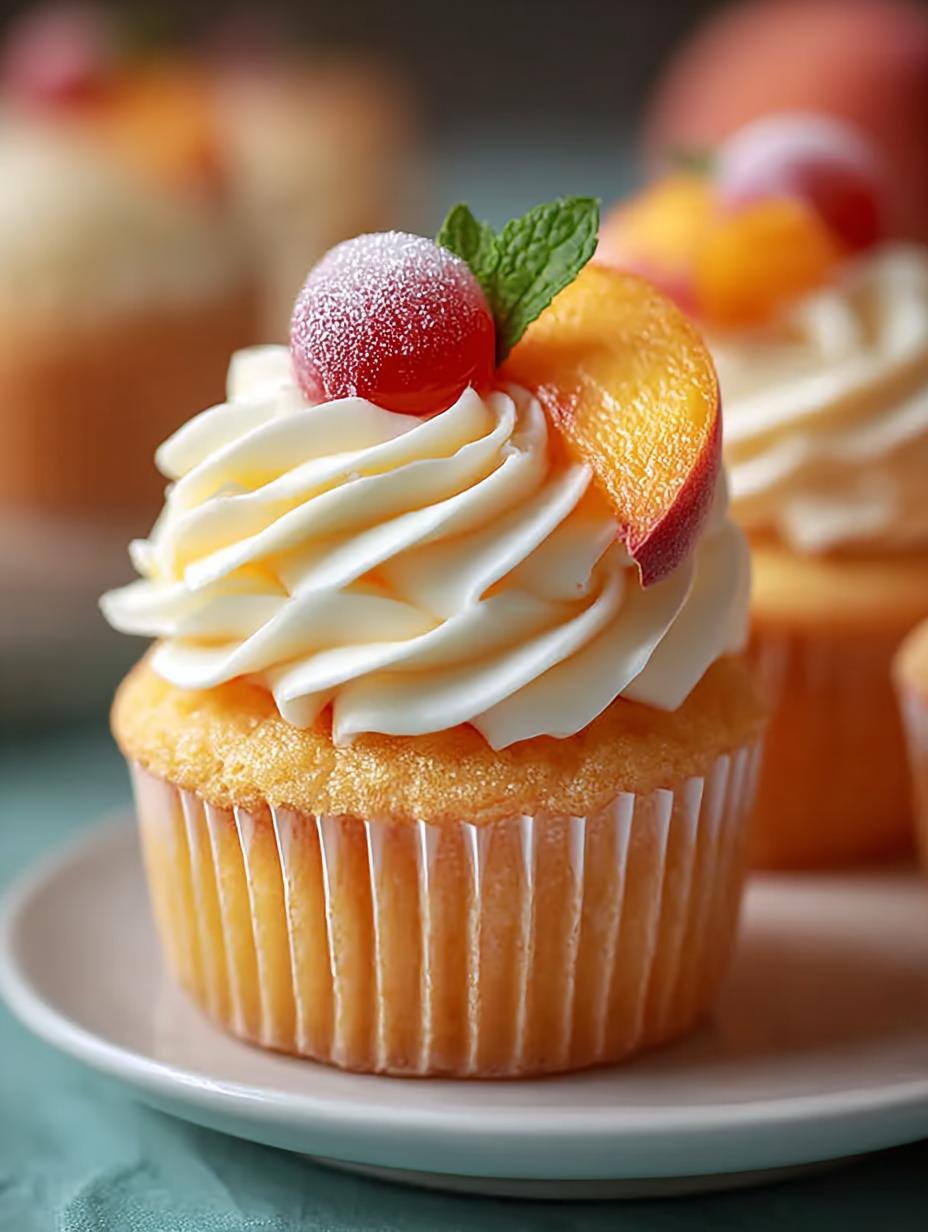 Peach Bellini Cupcakes: 12 Joyful Bites to Savor