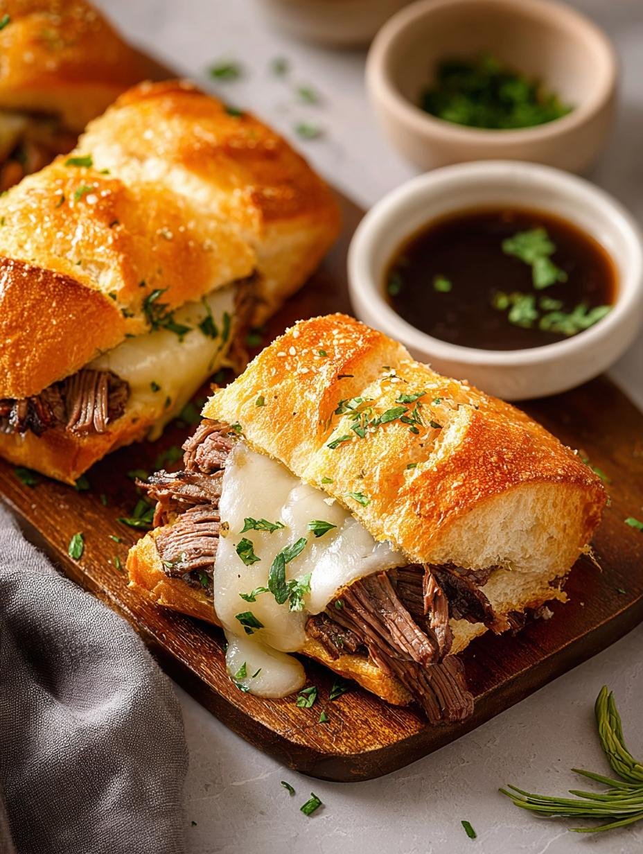 SLOW COOKER FRENCH DIP SANDWICHES: 8 Tender Delights - SLOW COOKER FRENCH DIP SANDWICHES - main visual representation