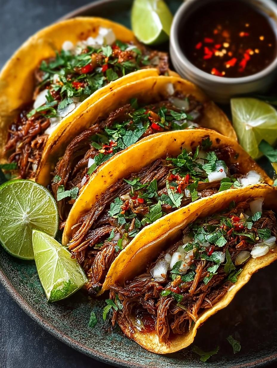 Savor Authentic Birria Tacos with Bold Flavor Explosion