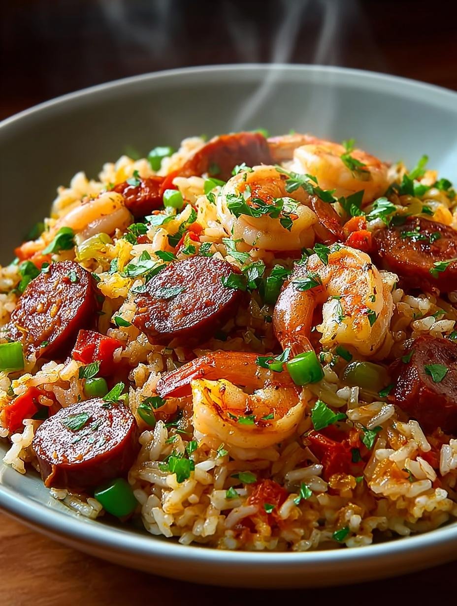 Savory Shrimp Sausage Dirty Rice: A Comforting Delight - Shrimp Sausage Dirty Rice - additional detail