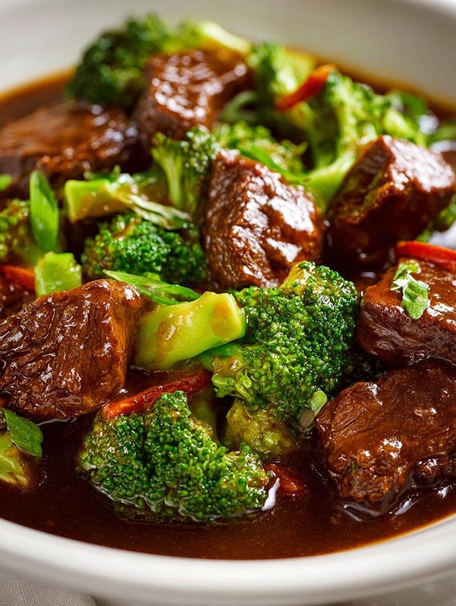 Delicious Slow Cooker Beef and Broccoli Recipe for Dinner - Slow Cooker Beef and Broccoli - main visual representation