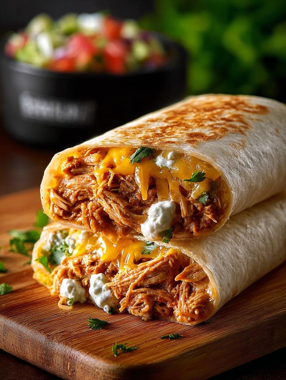 Slow Cooker Chicken Burrito Filling