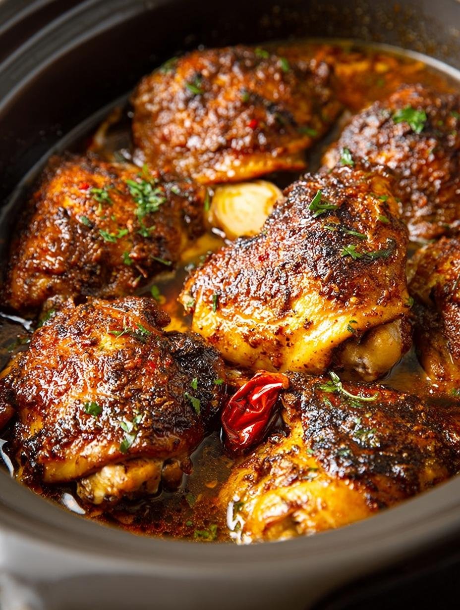 Slow Cooker Chicken Thighs Recipe: 5 Hours to Juicy Perfection - Slow Cooker Chicken Thighs Recipe - additional detail