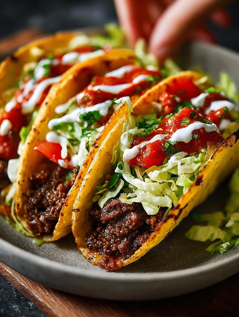 Smash Tacos with Seasoned Ground Beef Recipe in 10 Minutes - Smash Tacos with Seasoned Ground Beef Recipe - additional detail