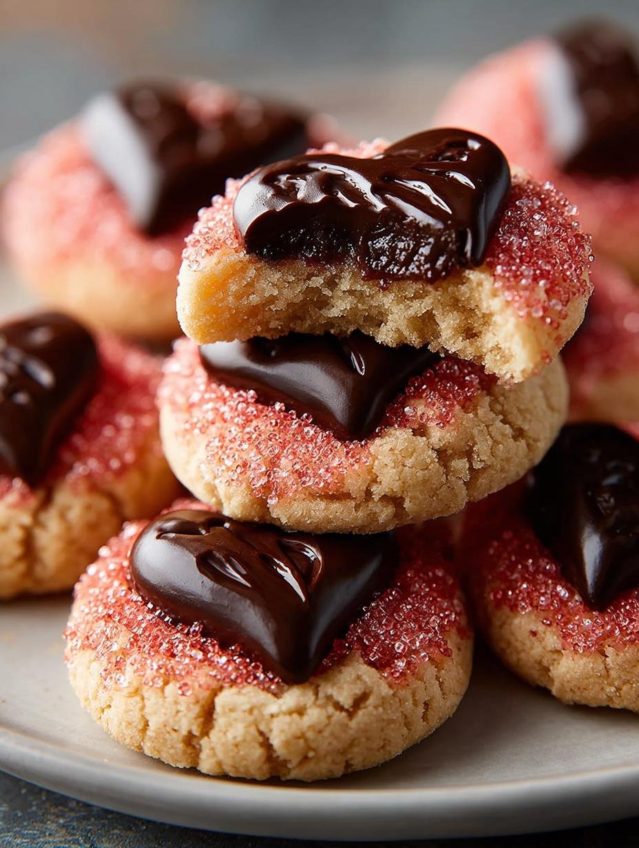 Sparkling Sweetheart Cookies