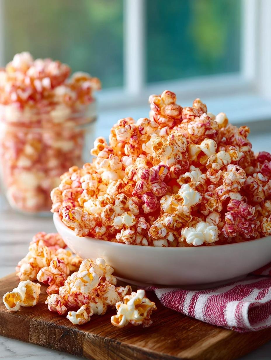 Spicy Cinnamon Popcorn: 5 Sweet and Fiery Twists - Spicy Cinnamon Popcorn - main visual representation