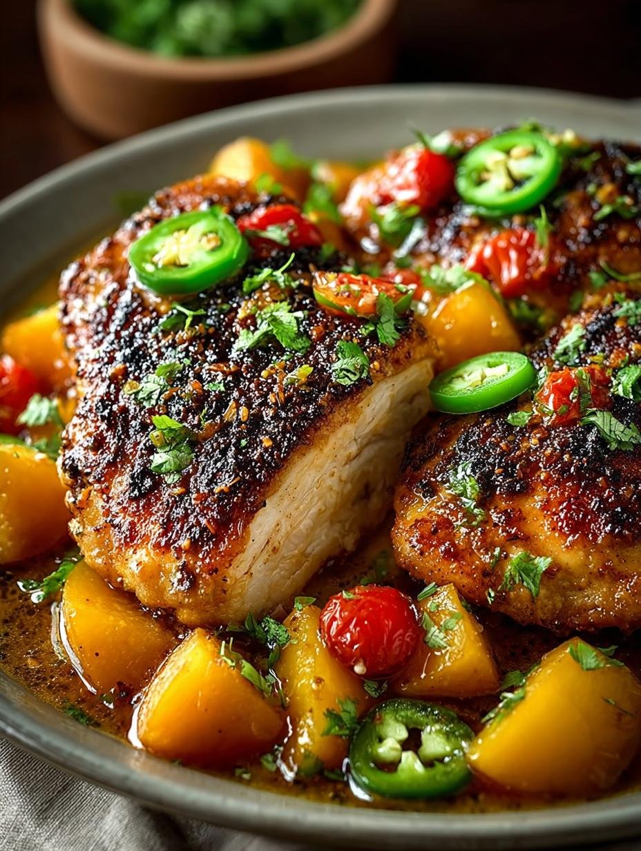 Delicious Spicy Jalapeno Peach Chicken Recipe for Summer - Spicy Jalapeno Peach Chicken Recipe - additional detail