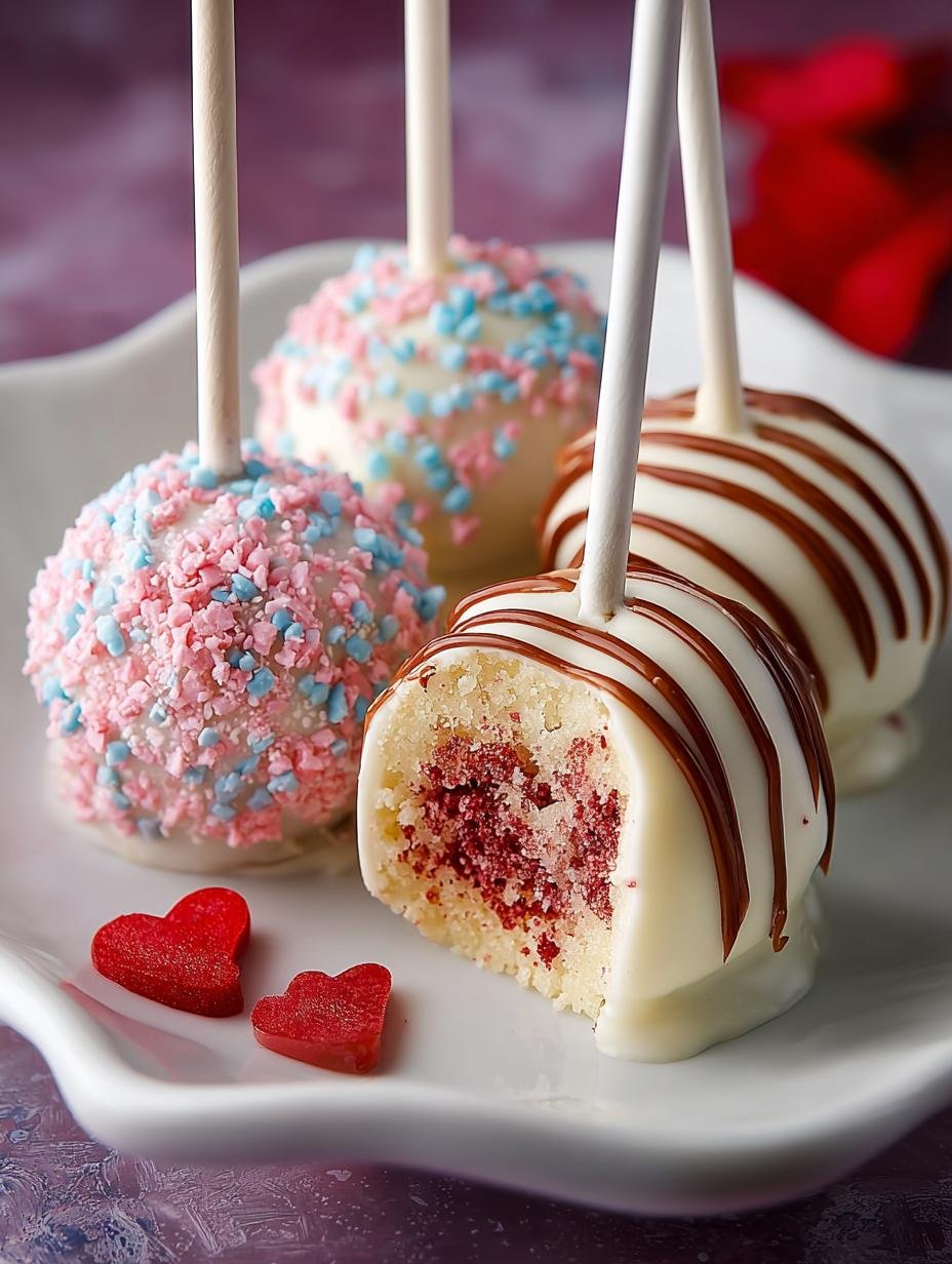 Strawberry Cake Pops Recipe