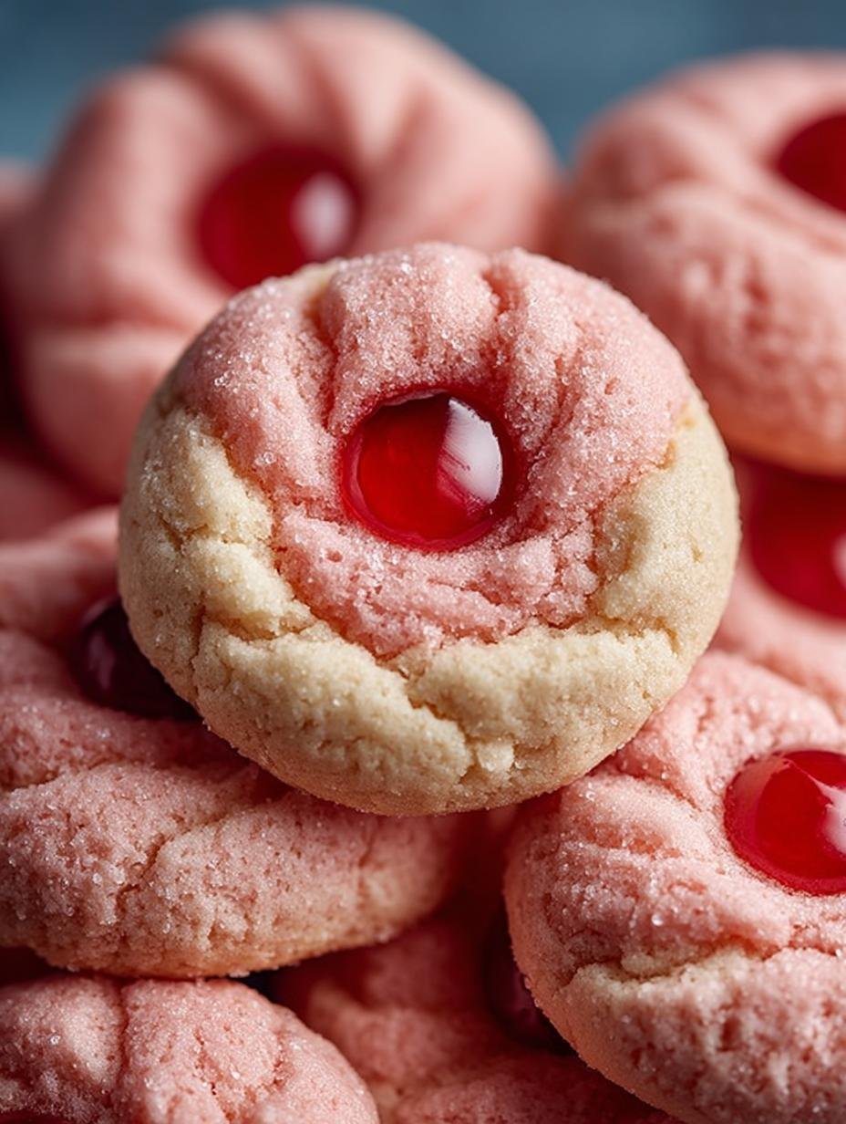 Strawberry Kiss Cookies Recipe