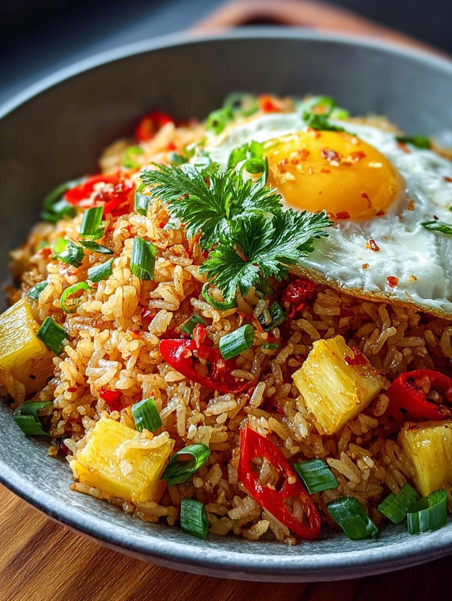 Delicious Thai Pineapple Fried Rice: A Quick Recipe - Thai Pineapple Fried Rice - main visual representation