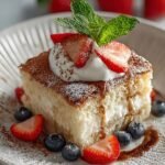 Tres Leches Cake with Rum Milk Recipe