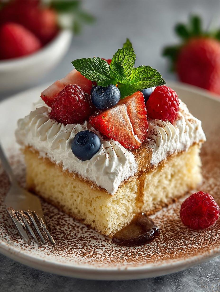 Tres Leches Cake with Rum Milk Recipe: A Sweet Delight - Tres Leches Cake with Rum Milk Recipe - additional detail