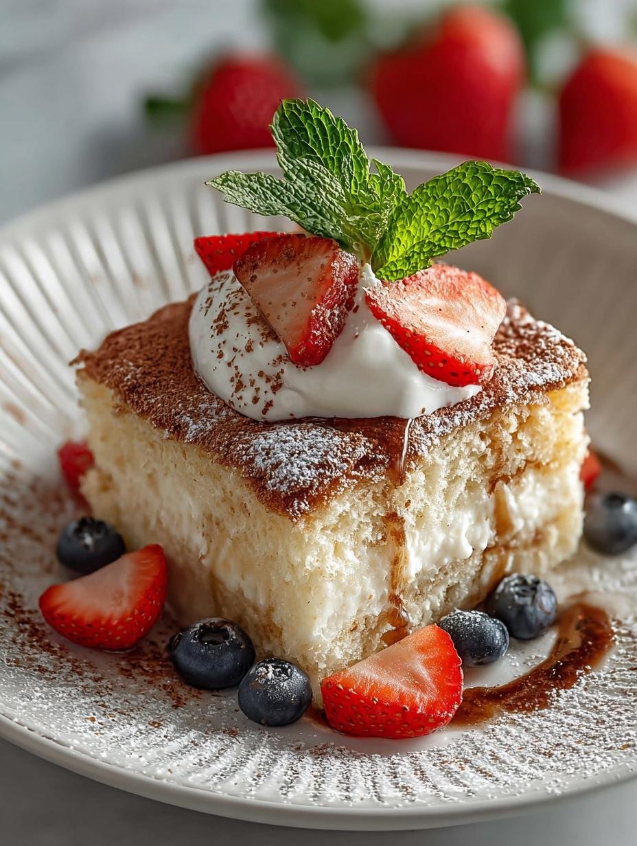 Tres Leches Cake with Rum Milk Recipe: A Sweet Delight