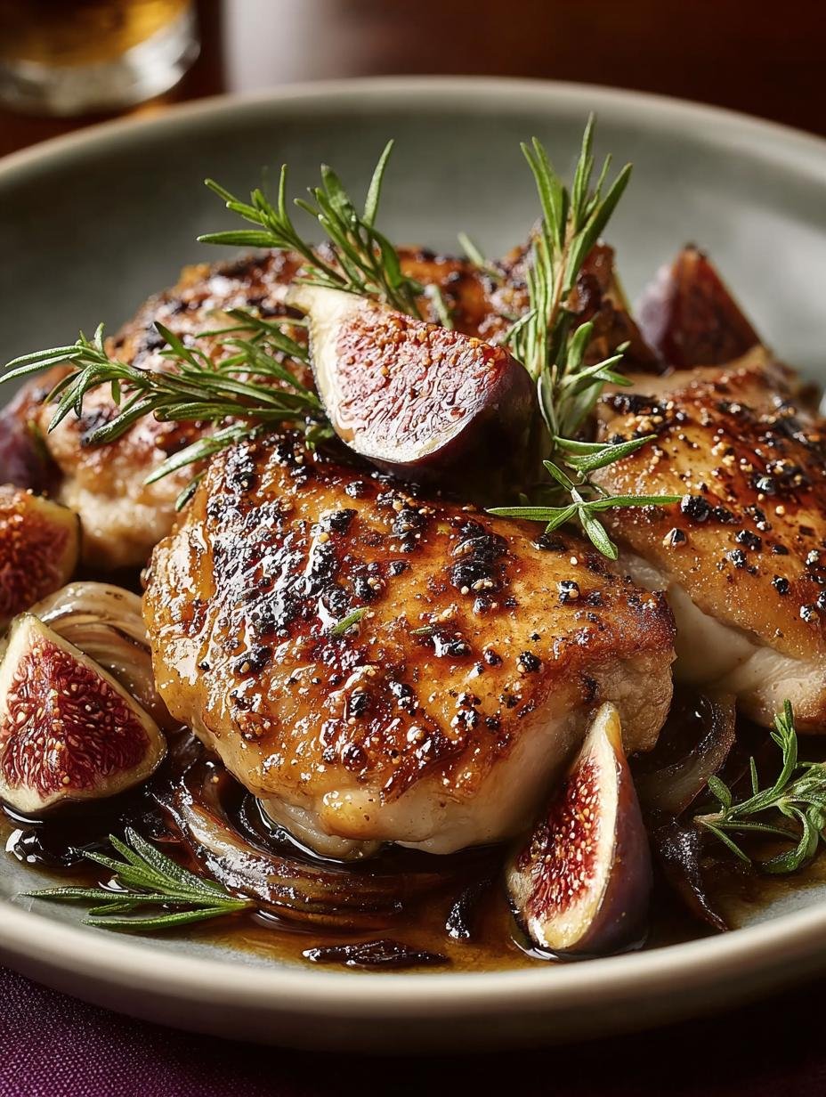 Vinegar Chicken With Figs: A Flavorful Delight for Dinner