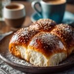 Winter Coffee Brioche Buns